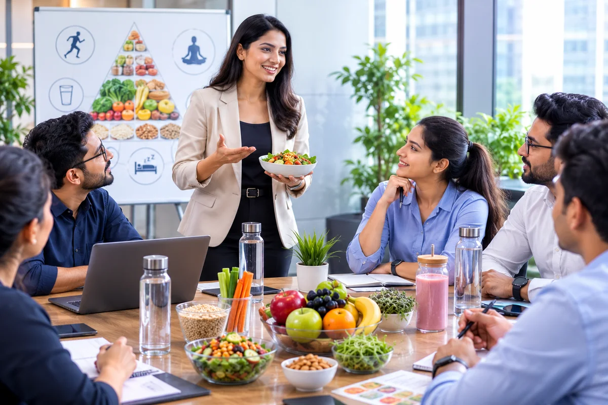 Corporate wellness nutrition session