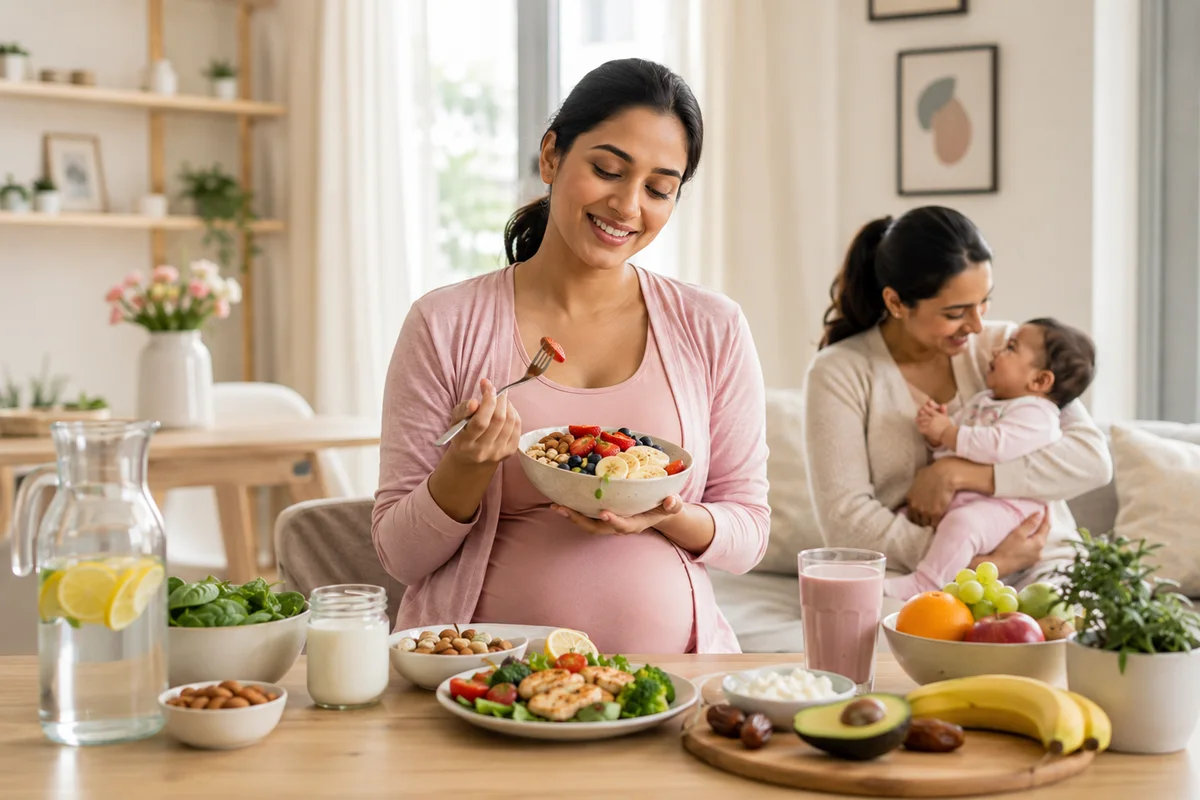 Pregnancy and post-pregnancy nutrition support